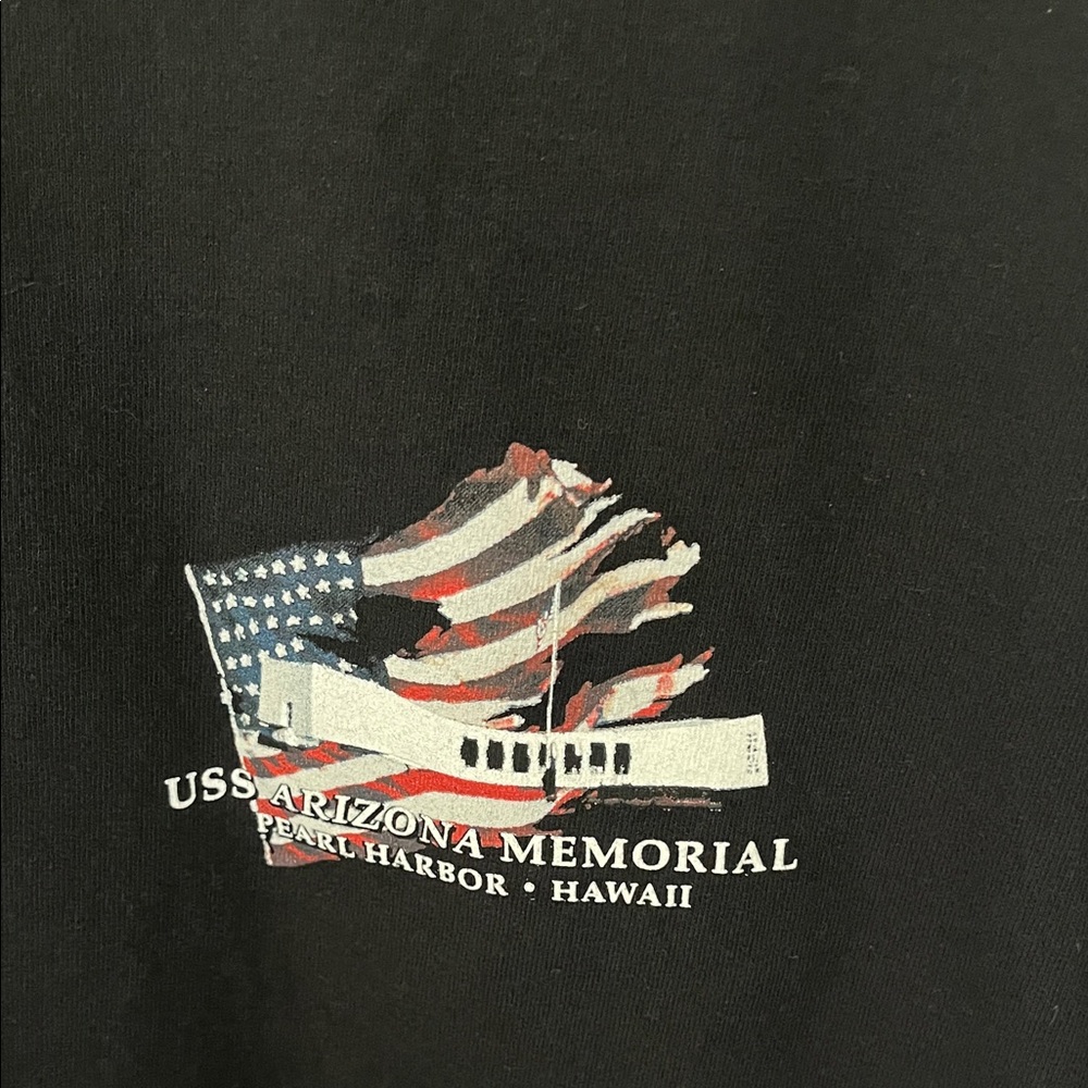 USS Arizona Memorial Black T-Shirt